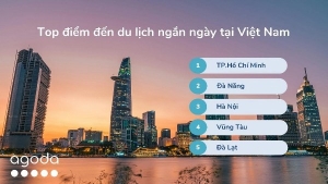 Top 5 điểm đến tại Việt Nam cho chuyến đi du lịch ngắn ngày