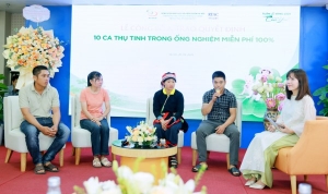 Lễ Công bố và trao quyết định 10 ca thụ tinh trong ống nghiệm miễn phí 100%