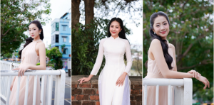 Hà Trúc Linh có phong cách thời trang hiện đại, thanh lịch