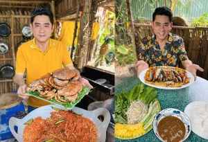 Cuộc sống bình yên, trồng rau nuôi cá ở quê nhà của tài tử Huỳnh Anh Tuấn