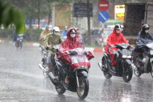 Dự báo thời tiết ngày 20/7/2025: Miền Bắc mưa to cục bộ, Hà Nội cao nhất 35 độ