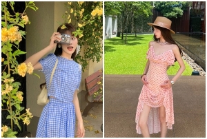 Chấm bi, kẻ sọc được nhiều người ưa chuộng hè năm nay