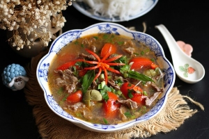 Thực đơn hàng ngày: Bò thuôn hành răm