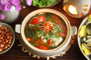 Thực đơn hàng ngày: Canh riêu cá