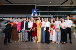 Hoa hậu Yến Nhi đến Thái Lan thi Miss Grand International 2025