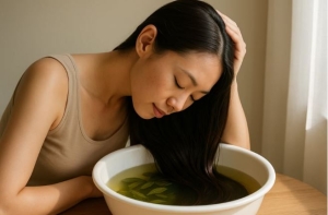 Mẹo dưỡng tóc bằng trà xanh