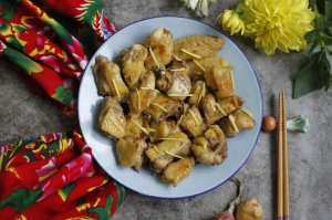 Thực đơn hàng ngày: Gà rang gừng