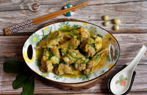 Thực đơn hàng ngày: Gà hành tăm