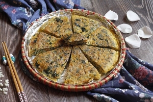 Thực đơn hàng ngày: Trứng cá chiên lá lốt 