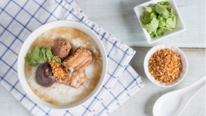 Thực đơn hàng ngày: Cháo sườn bò