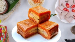 Thực đơn hàng ngày: Bánh chưng gấc