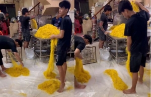 Vừa bị triệt phá những hóa chất sử dụng trong mỳ sợi  độc hại thế nào?