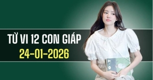 Ngày 24/1/2026: Tử vi 12 con giáp Tuổi Dần và Sửu đối diện áp lực
