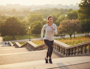 Leo cầu thang đốt cháy lượng mỡ gấp 3 lần so với đi bộ