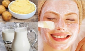 Công thức phục hồi da sáng khỏe tại nhà với mặt nạ khoai tây và sữa tươi