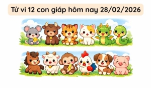 Hôm nay 28/02/2026: Tử vi 12 con giáp Dậu tình duyên thăng hoa, Dần tài lộc khởi sắc mạnh mẽ