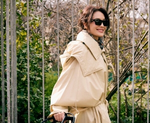 Thư Kỳ gây chú ý với phong thái trẻ trung tại Tuần thời trang Milan