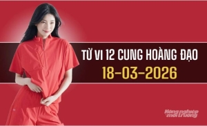 Ngày 18/3/2026: tử vi 12 cung hoàng đạo Song Ngư thuận lợi, Bọ Cạp áp lực