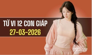 Ngày 27/3/2026: tử vi 12 con giáp tuổi Dần hanh thông, Tý nên thận trọng