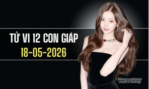 Ngày 18/5/2026: Tử vi 12 con giáp Thìn thuận lợi, Mùi gặp áp lực