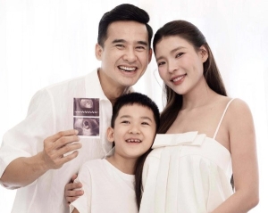 Vợ chồng Thúy Diễm - Lương Thế Thành bất ngờ thông báo tin vui