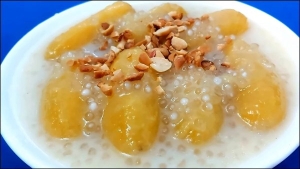 Thực đơn hàng ngày: Chè chuối sáp