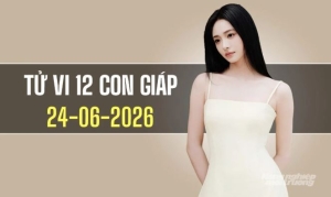 Tử vi 12 con giáp hôm nay 24/6/2026: Dần đón cơ hội mới, Tuất rộng đường phát triển