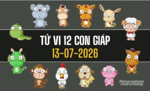Tử vi hôm nay 13/7/2026 của 12 con giáp: Tý đón cơ hội mới, Mão gặp quý nhân